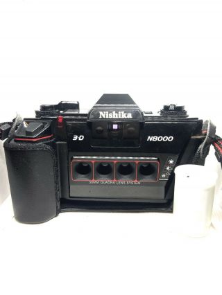 Vintage Nishika N8000 35mm 3 - D Camera
