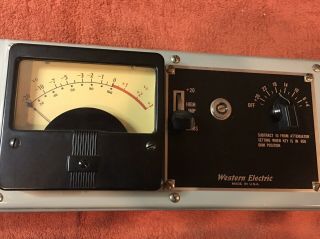 Vintage Western Electric KS - 16654 L1 Volume Indicator - VU Meter. 2