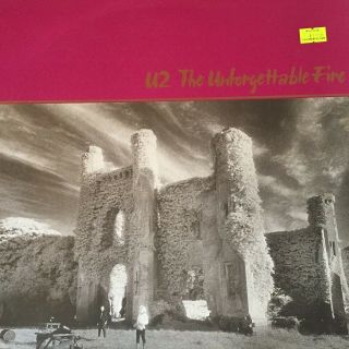 U2.  The Unforgettable Fire - - 1984 Australian 12 " Lp W/ Inner & Promo Insert