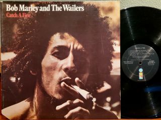 Bob Marley & The Wailers Catch A Fire Lp Orig.  1973 Island - Ilps - 9241 - Promo - M/nm