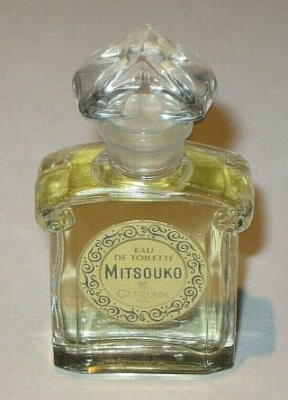 Vintage Guerlain Mitsouko Mini Perfume Bottle Eau De Toilette 0.  17 Oz/5 Ml Full