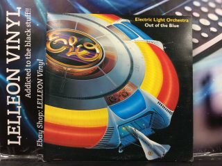 Elo Out Of The Blue Double Lp Album Vinyl Record Jetdp400 Pop Rock 80’s,  Insert