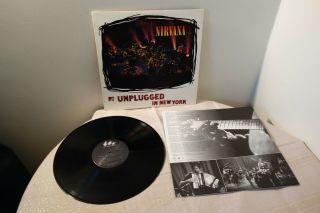 Nirvana Unplugged In York Lp Vinyl Record 1994