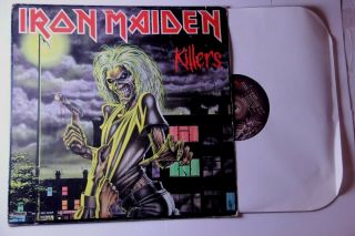 Iron Maiden - Killers Vg/vg 1981 Capitol Records St - 12141 Hard Hair Metal Rock