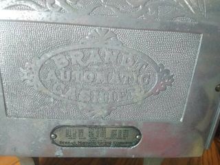 Rare 1899 - 1916 Vintage Brandt Automatic Cashier,  Change Counter 3
