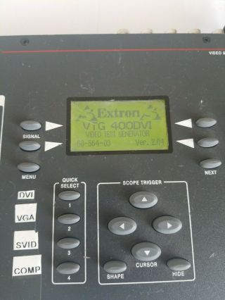 Extron VTG 400 Video and Audio Test Generator 2