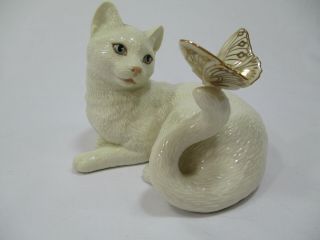 Lenox Enchantment Cat Butterfly Figurine