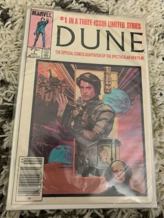 Dune (marvel Comic) 1 - 3 Limited Series Official Movie Adaptaion