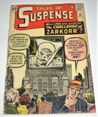 Tales Of Suspense 35 Silver Age 1962 1st Watcher Prototype Lee Ditko Kirby