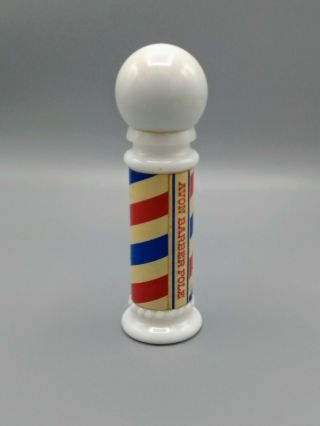 Vintage Avon Barber Pole Wild Country After Shave Bottle Collectible Decanter