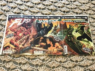 Flash 33 Justice League Hal 32 Bats Out Of Hell 1 2 3 Connecting Metal Tie In Nm