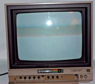 Vintage Commodore 1701 Video Color Computer Monitor