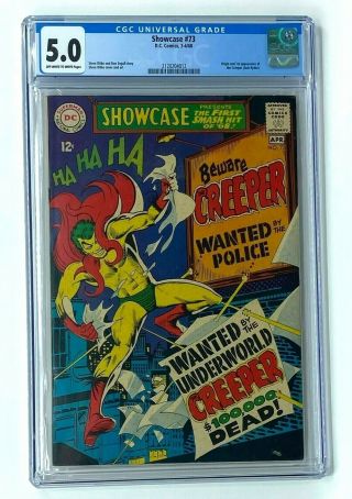 Showcase 73 Dc Comics 1968 Cgc 5.  0 Origin & 1st Appearance Of The Creeper