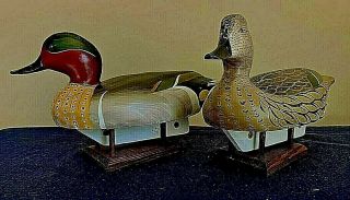Vintage Hunting Duck Decoys By William Goenne West Coast