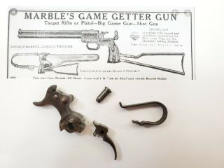 Marble Game Getter Model 1908 Complete Hammer,  Trigger Assembly W/ Screw/spring
