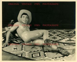 A) VINTAGE 8 x 10 Photo GEORGE QUAINTANCE Male Nude Physique Gay ART 2