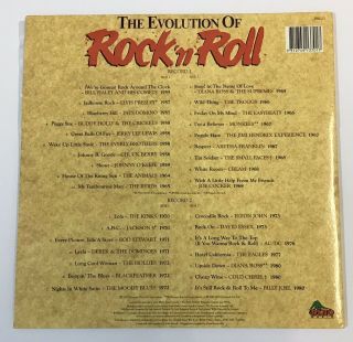 1980 The Evolution Of Rock & Roll 33 Tracks 2 X Vinyl LP VG, 3