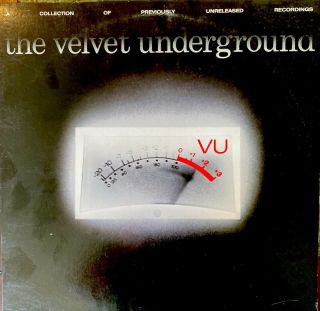 The Velvet Underground Vu Lp,  First Us Pressing 1984.  Vinyl Is Pristine Rare