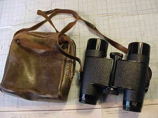Vintage Leitz Wetzlar Germany 8x32 150m/1000m Binoculars & Case