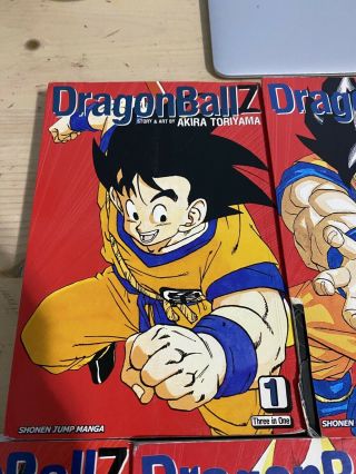 Dragon Ball Z Vizbig Manga 1,  2,  4,  5,  And 6 3