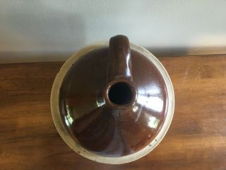 Antique 2 Gallon Western Stoneware Company Maple Leaf Crock Shoulder Jug chipped 2