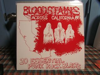 Bloodstains Across The California Lp - Various Punk Hardcore Scumbag