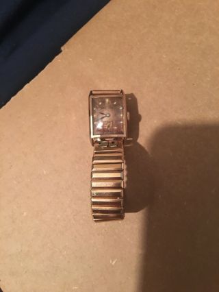 Vintage 14k Solid Gold Bulova Wrist Watch