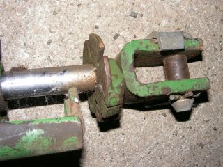 VINTAGE John Deere JD Tractor plow disk implement hydraulic lift cylinder 2