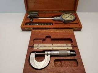 Vintage Micrometers Alina & Brown/sharpe Mfg.  Com.  Switzerland