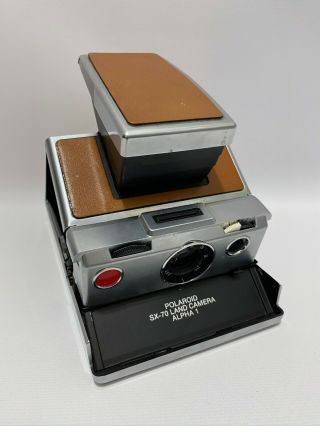 Vintage Polaroid Sx - 70 Instant Film Land Camera Alpha 1 Brown