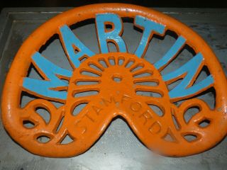 Martin Vintage Cast Iron Tractor Implement Seat Collectibles