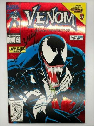 Venom 1 Marvel 1993 Modern Age Signed By Mark Bagley