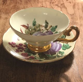 Vintage Taylor & Kent Bone China Tea Cup And Saucer