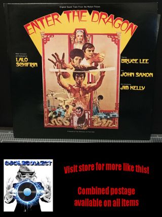 Lalo Schifrin ‎– Enter The Dragon - Japan 1st Press P - 8435w Bruce Lee