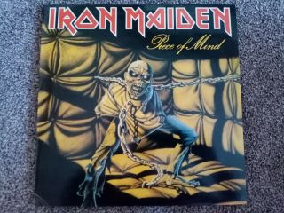 Iron Maiden Lp Piece Of Mind Orig Uk 1983 Ex Vinyl