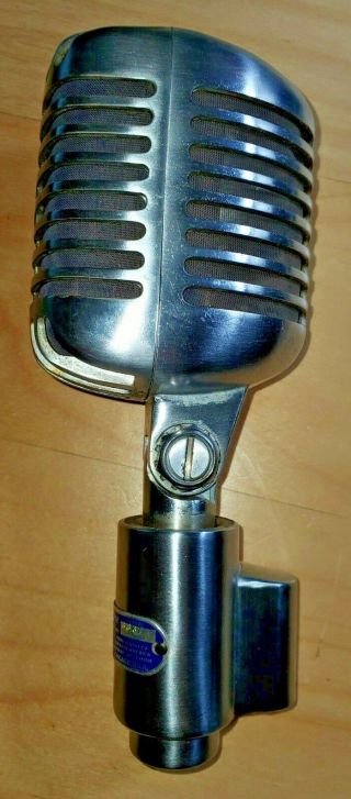 Vintage Shure Brothers 556s Dynamic Microphone Unidyne 556 Unidirectional -