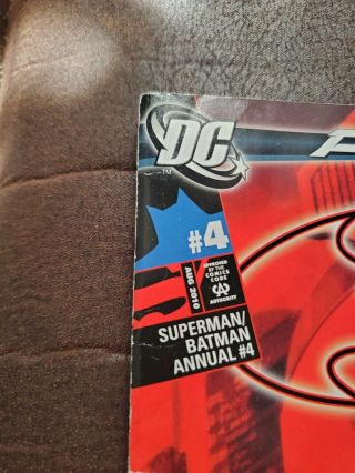 Superman/batman annual 4 2nd print first DCU appearance of Batman Beyond 2