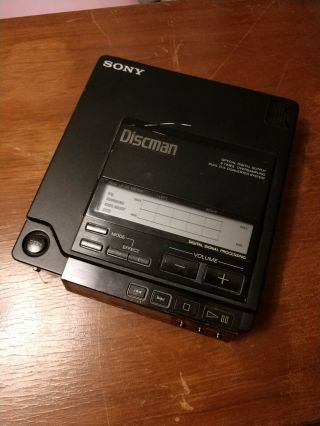 Vintage Sony Discman D - 555 Cd Player As/is Parts
