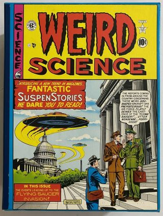 The Complete Weird Science Russ Cochran Ec Hardcover Slip Cover Ufo Aliens Wood