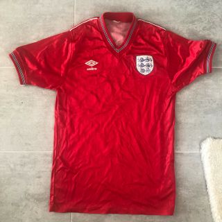 Vintage 1984 85 86 England Football Away Shirt Size Medium Retro Rare