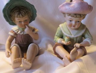 Vintage 1930s Piano Baby Boy And Girl