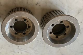 Hard To Find Early Weiand Vintage “mad Max” Flanged Blower Pulley (one) 32t