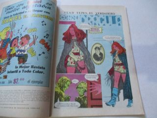 TESORO comic COUNT DRACULA classics illustrated VAMPIRE TERROR blood MONSTER 2
