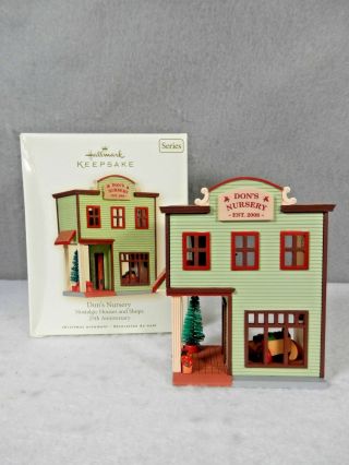 Hallmark Keepsake Ornament,  Nostalgic House & Shops,  25th Anniv. ,  Don 