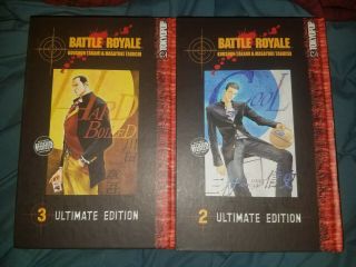 Battle Royale Ultimate Edition English Manga Vol.  2 & 3 (3 - In - 1,  Hardcover)