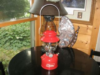 Vintage Coleman 200 A Single Mantle Lantern