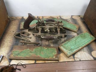 Vintage Stanley No 55 Combination Plane With Cutter