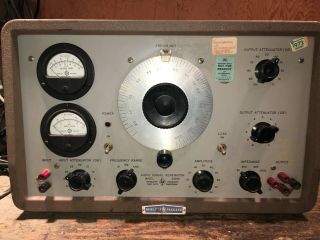 Vintage Hp Hewlett Packard 205ag Audio Signal Generator