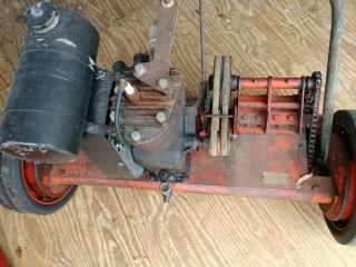 Vintage EXCELLO Reel Gas Powered Lawnmower,  We Think 1949 2