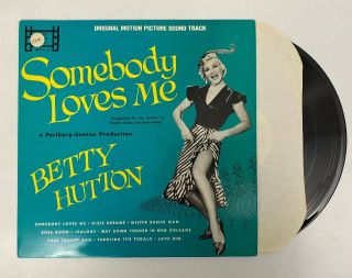 Soundtrack - Somebody Loves Me - Betty Hutton Lp Mpt - 5 Vinyl Record Vg,  Ex